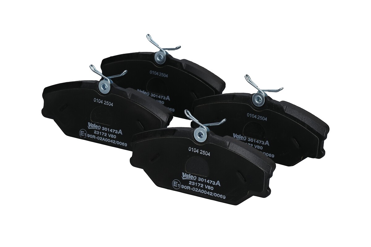 Jeu de 4 plaquettes de frein VALEO ref. 301473A